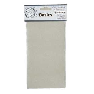 Fundamentals DL Cardstock Metallic Silver DL