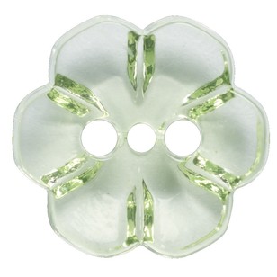 Hemline Opaque Periwinkle 20 Button Emerald 13 mm
