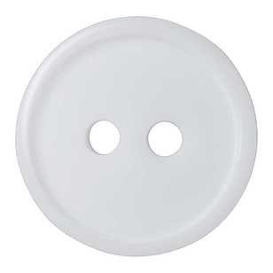 Hemline Stylist Gen 2-Hole 18 Button White 15 mm