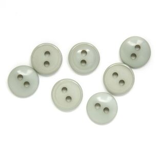 Hemline Stylist Gen 2-Hole Button Light Grey 11 mm