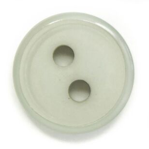 Hemline Stylist Gen 2-Hole Button Light Grey 11 mm