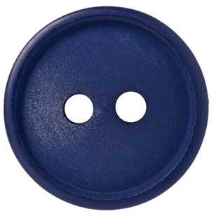Hemline Nylon Round 24 Button Navy 15 mm