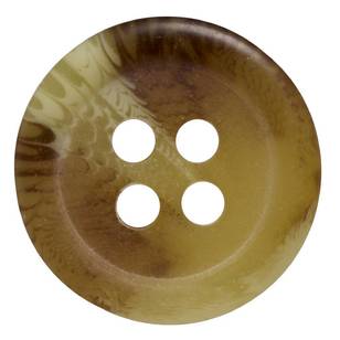Hemline Marble Style 4-Hole 24 Button Cream 15 mm