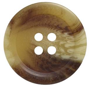 Hemline Marble Style 4-Hole 36 Button Cream 23 mm