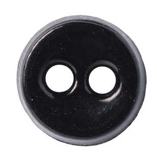 Hemline Doll Button 10 Button Black 6 mm