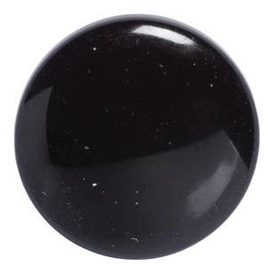 Hemline Dome Radial Lines 24 Large Button Black 15 mm