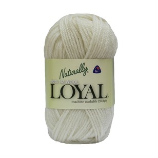 Naturally Loyal Plain 8 Ply Yarn 50 g 901 Pearl