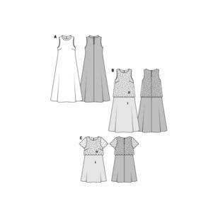 Burda 6628 Misses' Dress Pattern White 8 - 18