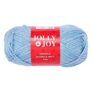 Jolly & Joy Kringle Sparkle 8 Ply Yarn 50 g Sky Blue