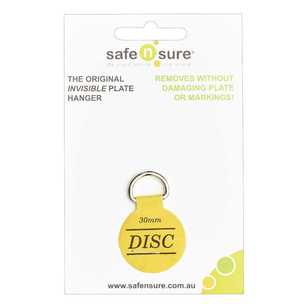 Safe N Sure Invisible Plate Hanger Disc Silver