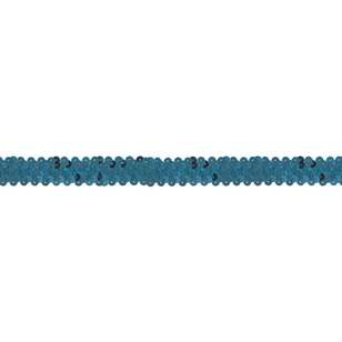 Simplicity Stretch Sequin Turquoise 122 cm x 22 mm