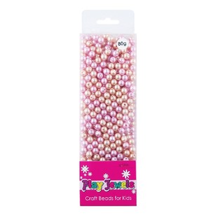 Ribtex Play Jewels Mixed Pearl Beads Pink & White