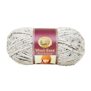 Lion Brand Wool Ease Thick & Quick 170 g Yarn Grey Marble 170 g