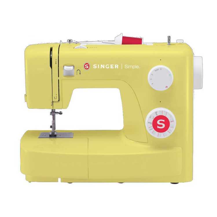 Singer Simple 3223 Retro Sewing Machine Yellow