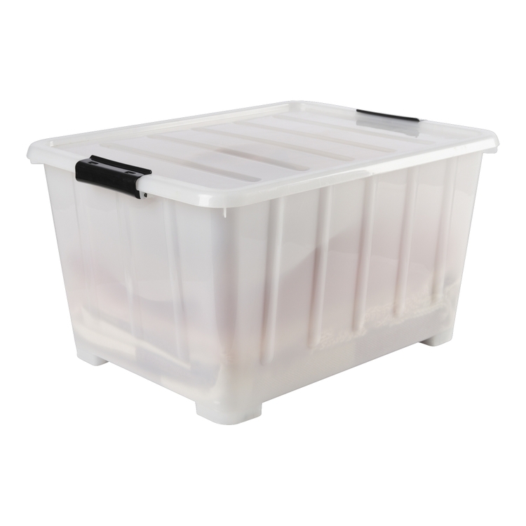 KIS - 14 L Clear & Blue Plastic Storage Box