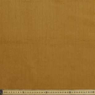 Plain 112 cm Arctic Wide Wale Corduroy Fabric Mustard 112 cm