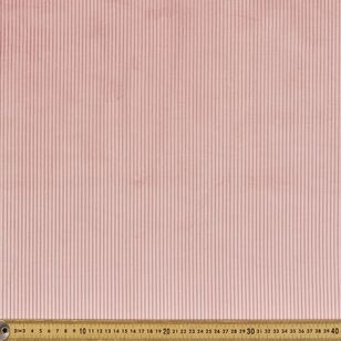 Plain 112 cm Arctic Wide Wale Corduroy Fabric Pale Mauve 112 cm