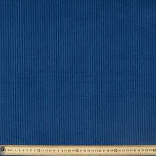 Plain 112 cm Arctic Wide Wale Corduroy Fabric Steel 112 cm