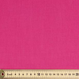 Plain Top Pop 112 cm Poplin Fabric Hot Pink