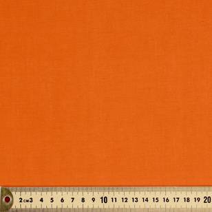 Plain Top Pop 112 cm Poplin Fabric Orange