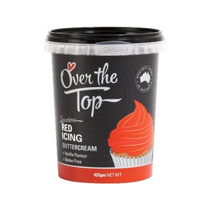 Over The Top 425g Buttercream Red 425 g