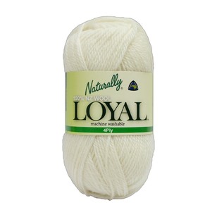 Naturally Loyal Plain 4 Ply Yarn 50 g 301 Pearl