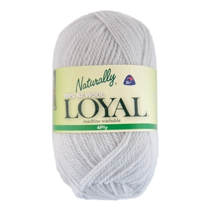 Naturally Loyal Plain 4 Ply Yarn Ash 50 g