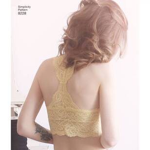 Simplicity Pattern 8228 Misses' Soft Cup Bras and Panties ALL SIZES