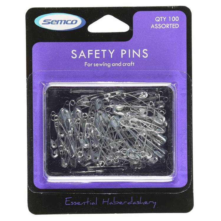 200pcs 19mm White Safety Pins - Metal Mini Safety Pins Small Safety Pins for Clothes Office Home DIY Art Craft Sewing Jewelry Making