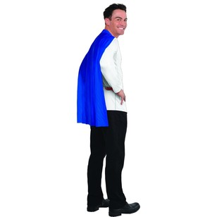 Amscan Mix n Match Blue Superhero Cape One Size Fits Most