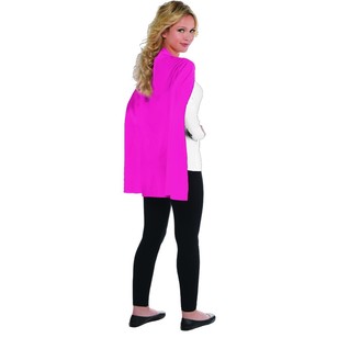 Amscan Mix n Match Pink Superhero Cape One Size Fits Most