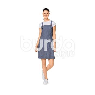 Burda 6538 Misses' Strappy Dress Pattern White 6 - 18