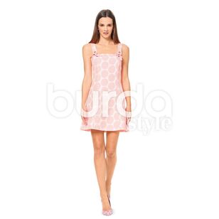 Burda 6538 Misses' Strappy Dress Pattern White 6 - 18
