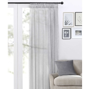 Caprice Verona Pencil Pleat Curtains Silver