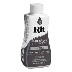 Rit All Purpose Liquid Dye Charcoal Grey 235 mL