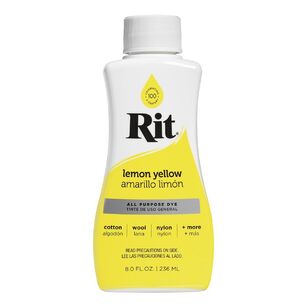 Rit All Purpose Liquid Dye Lemon Yellow 235 mL