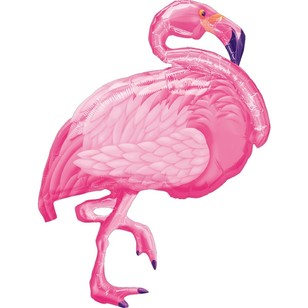Anagram Flamingo Foil Balloon Pink