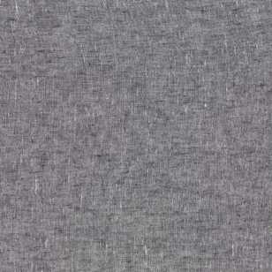 Caprice Oxford 280 cm Sheer Pencil Pleat Cut, Hem & Hang Curtain Fabric Charcoal 280 cm