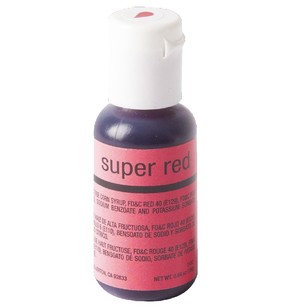 Chefmaster Airbrush 18mL Super Red 18 mL