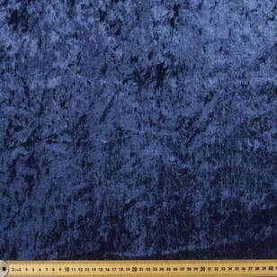 Landry Crushed Velvet Upholstery Navy 145 cm