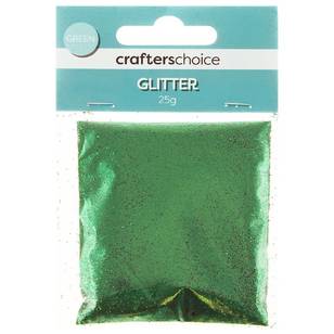 Crafters Choice Craft Glitter Green 25 g
