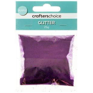 Crafters Choice Craft Glitter Purple 25 g