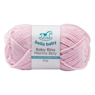 Bella Baby Baby Bliss Merino 8Ply Pink 50 g