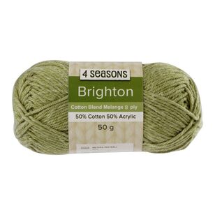 4 Seasons Brighton Cotton Blend 8 Ply Yarn Grass Melange