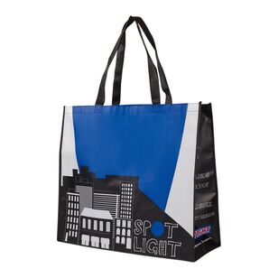 Spotlight Cityscape Shopping Bag Multicoloured Large