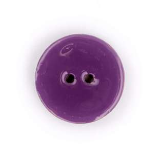 Hemline Epoxy Coconut Button Purple