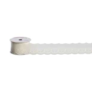 Birch BTS Cambric Lace # 1 Cream 43 mm x 2.56 m