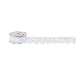 Birch BTS Guipure Lace # 1 White 30 mm