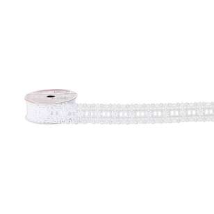 Birch BTS Guipure Lace # 4 White 30 mm x 2.56 m