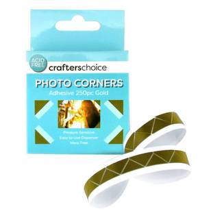 Crafters Choice Photo Corners Gold 14 cm